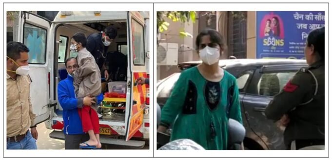 पति की सूचना पर मां और बेटे का पुलिस ने किया रेस्क्यू, कोरोना के डर से 3 साल घर में रहे कैद