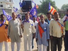 डॉ. भीमराव अम्बेडकर जयंती सप्ताह के तहत निकाली शोभायात्रा