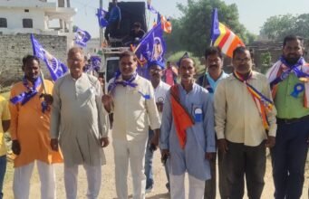 डॉ. भीमराव अम्बेडकर जयंती सप्ताह के तहत निकाली शोभायात्रा