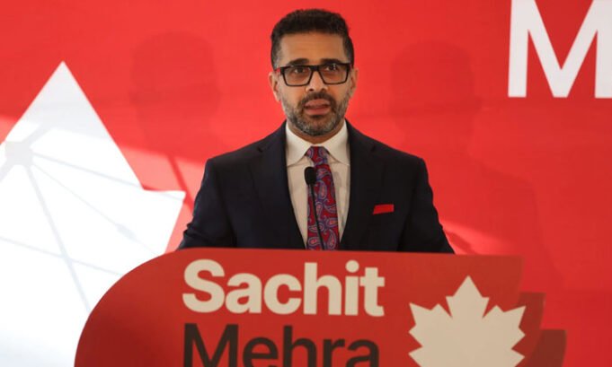 भारतीय मूल के सचित मेहरा कनाडा की सत्तारूढ़ लिबरल पार्टी के नए प्रेसिडेंट बने