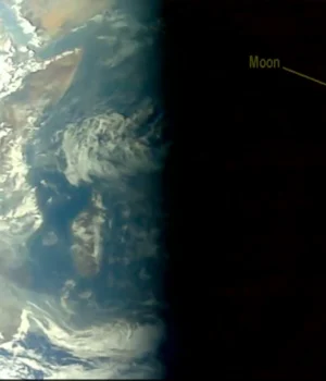 Aditya L One took selfie of Earth and Moon, ISRO shared photos