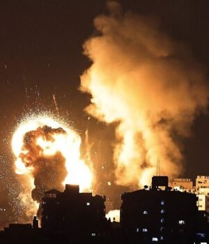 PALESTINIAN-ISRAEL-GAZA-ROCKET